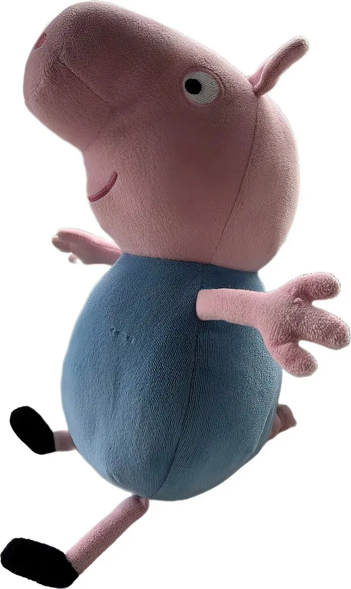 Peppa Pig George Knuffel 15cm - Blauw