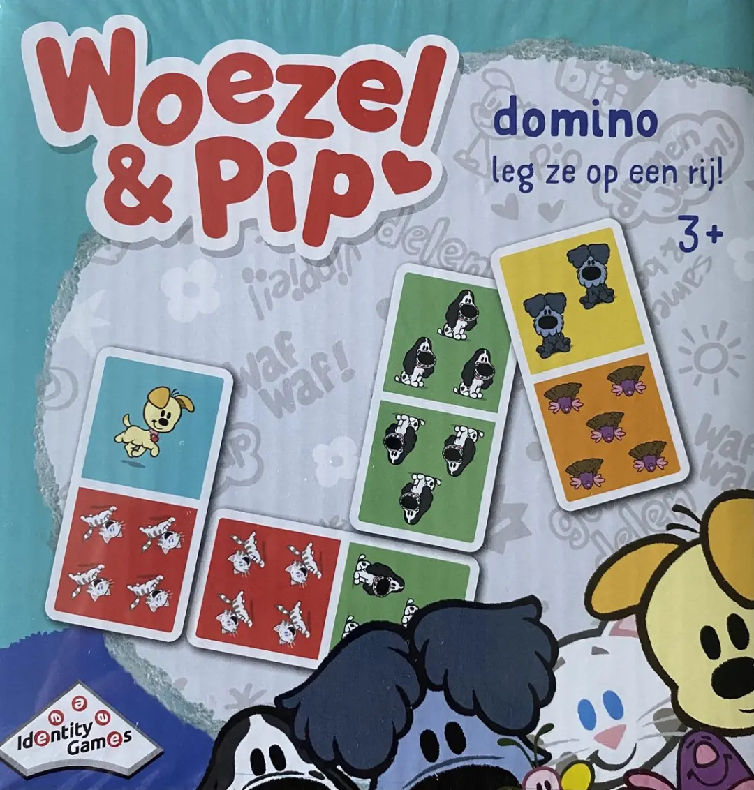 Woezel en Pip Domino Kaartspel