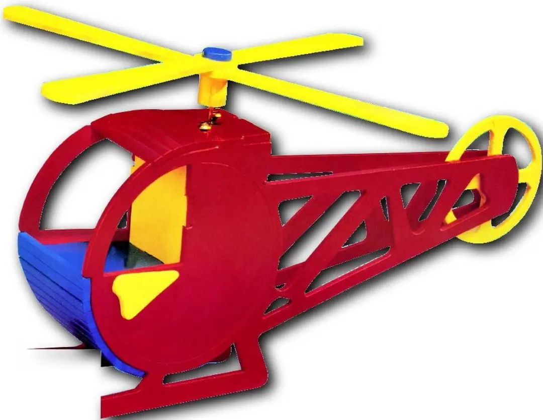 Powerplus Solar Toy Wood Helicopter
