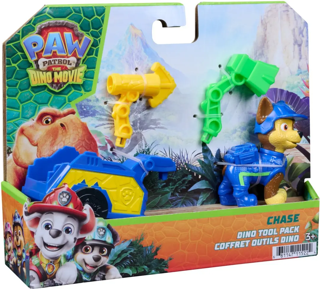 PAW Patrol Chase Dino-gereedschapsset 6076018 - Actiefiguur 6,3cm - Meerkleurig