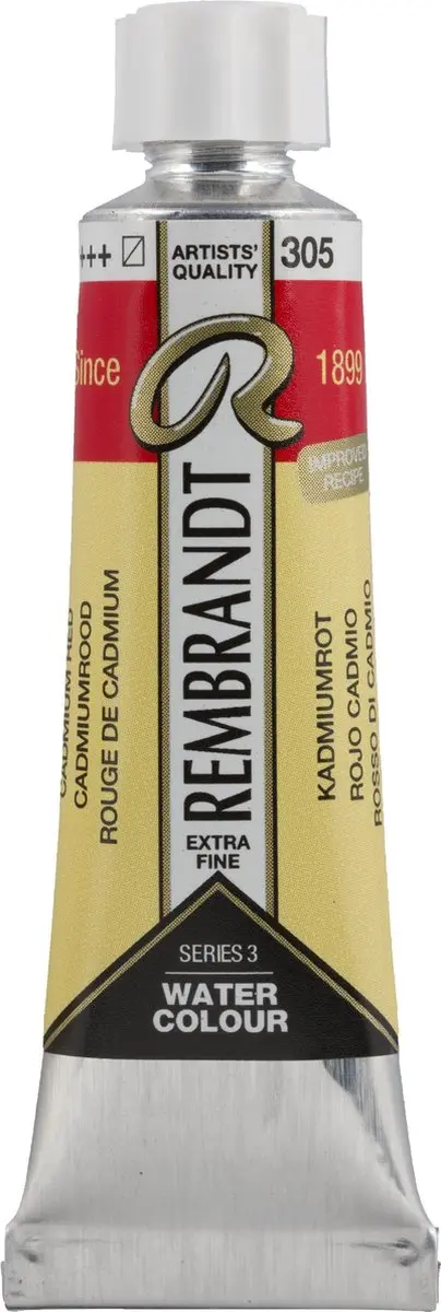 Rembrandt Aquarelverf Cadmiumrood Donker 306