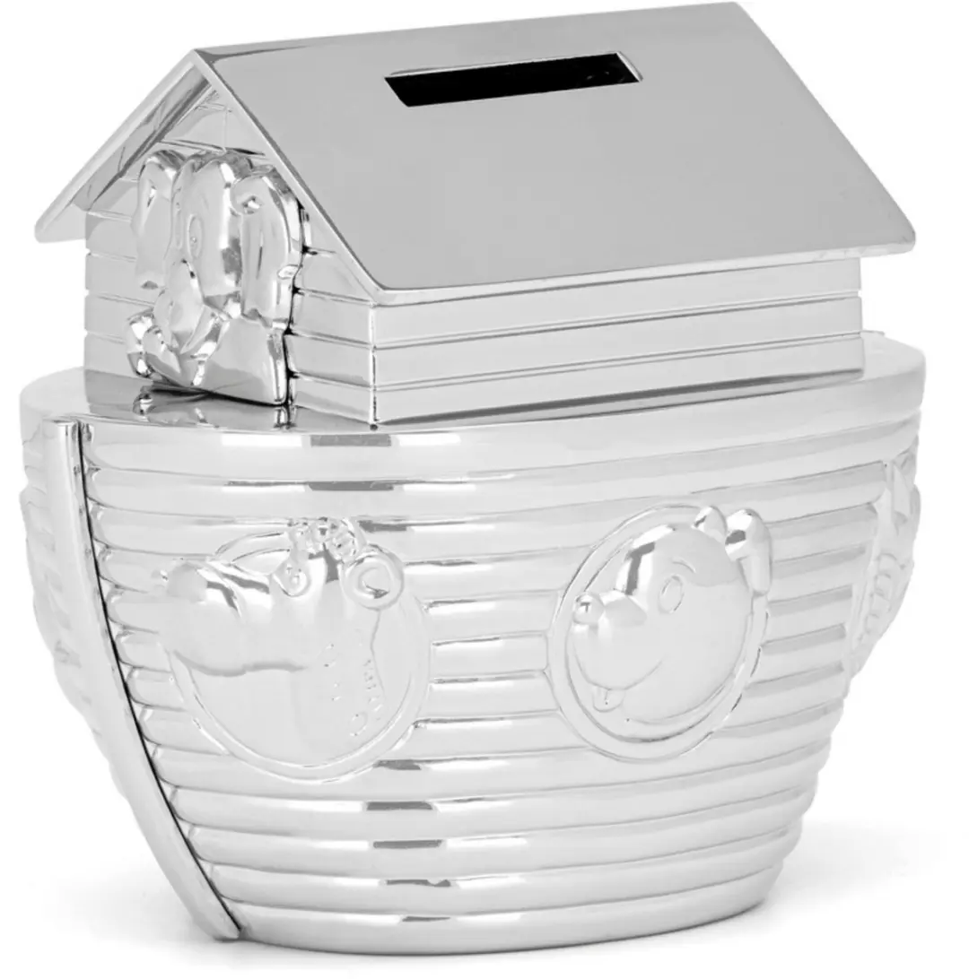 Zilverstad Spaarpot Noah's Ark