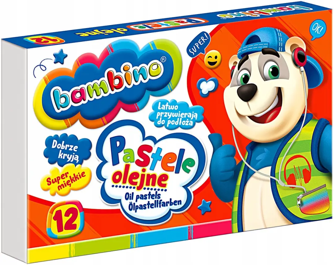Bambino Oliepastels 12 Stuks