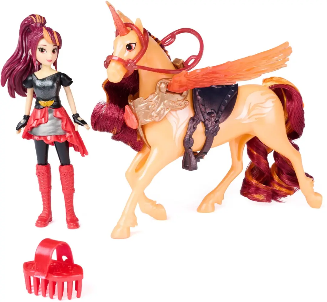 Unicorn Academy Valentina & Cinder Poppen - Meerkleurig - MPN 6076942