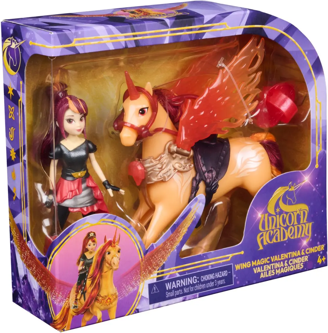 Unicorn Academy Valentina & Cinder Poppen - Meerkleurig - MPN 6076942