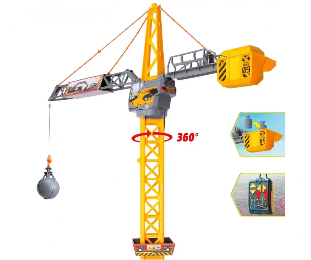 Dickie Simba Mighty Crane 110cm - 3x AA