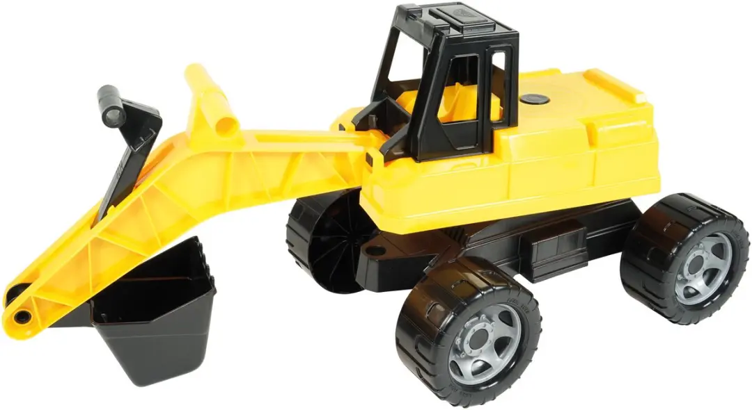 Lena Giga Trucks Junior 70cm Graafmachine - SM02017 - Zwart/Geel