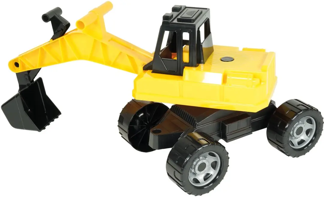 Lena Giga Trucks Junior 70cm Graafmachine - SM02017 - Zwart/Geel - afbeelding 6 van 6