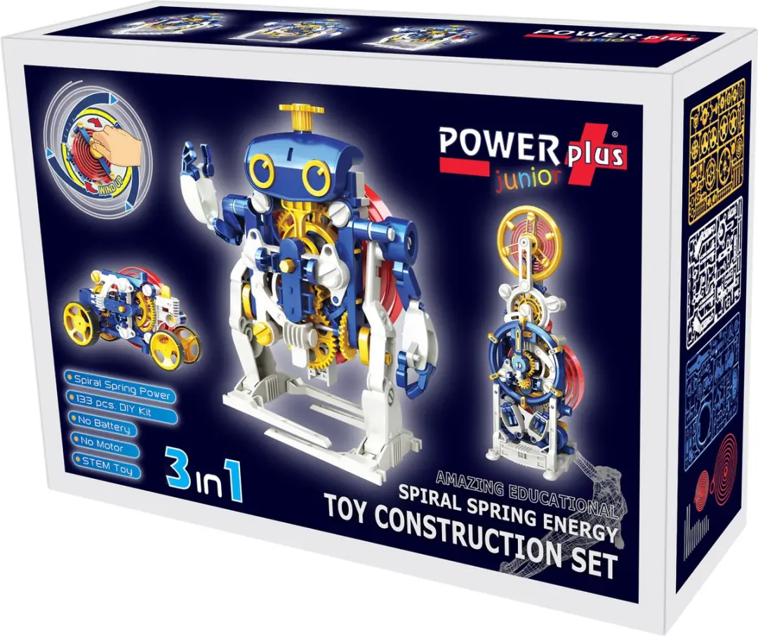 Powerplus Spiraal STEM Constructieset - 3 Modellen