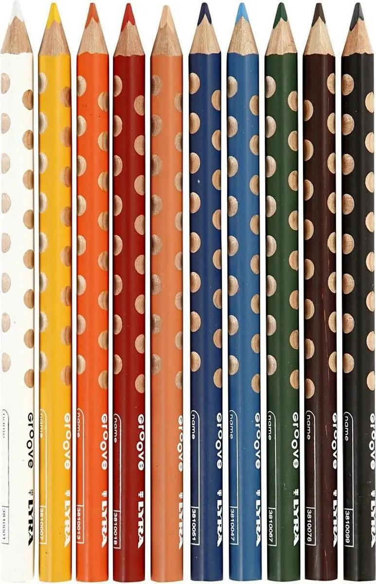 Lyra Groove Kleurpotloden - 10 Stuks Multicolor