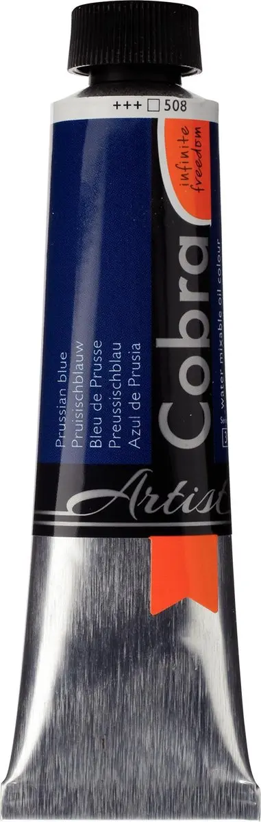 Cobra Artitst Olieverf #508 Pruisischblauw 40ml