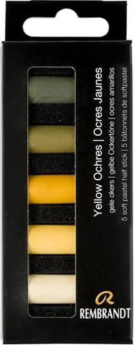 Rembrandt Softpastel Half 5 Gele Oker - 5 Stuks