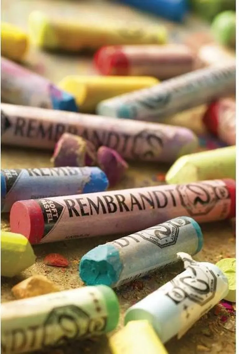 Rembrandt Softpastel Half 5 Gele Oker - 5 Stuks