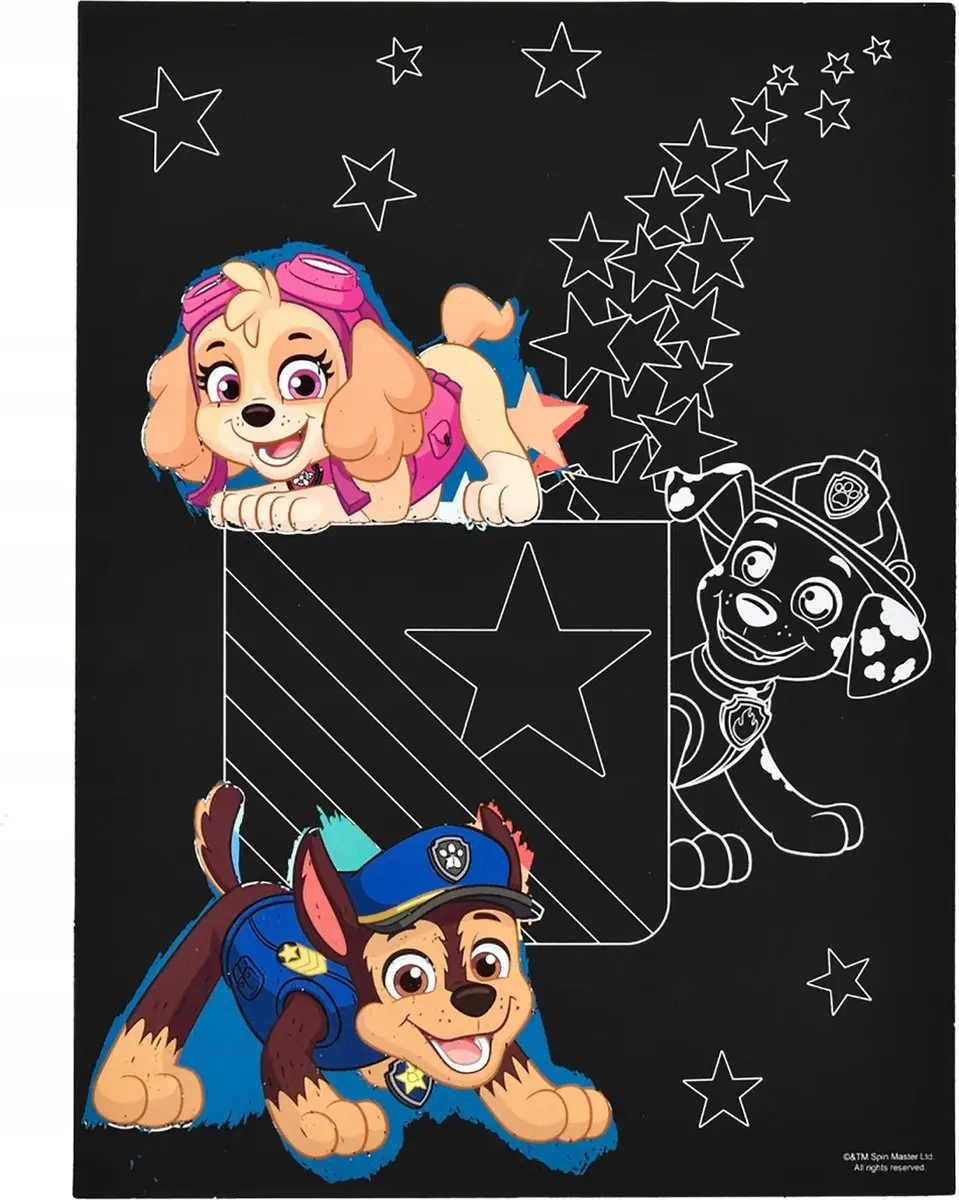 PAW Patrol Creatieve Krasplaat Set - 2 Afbeeldingen
