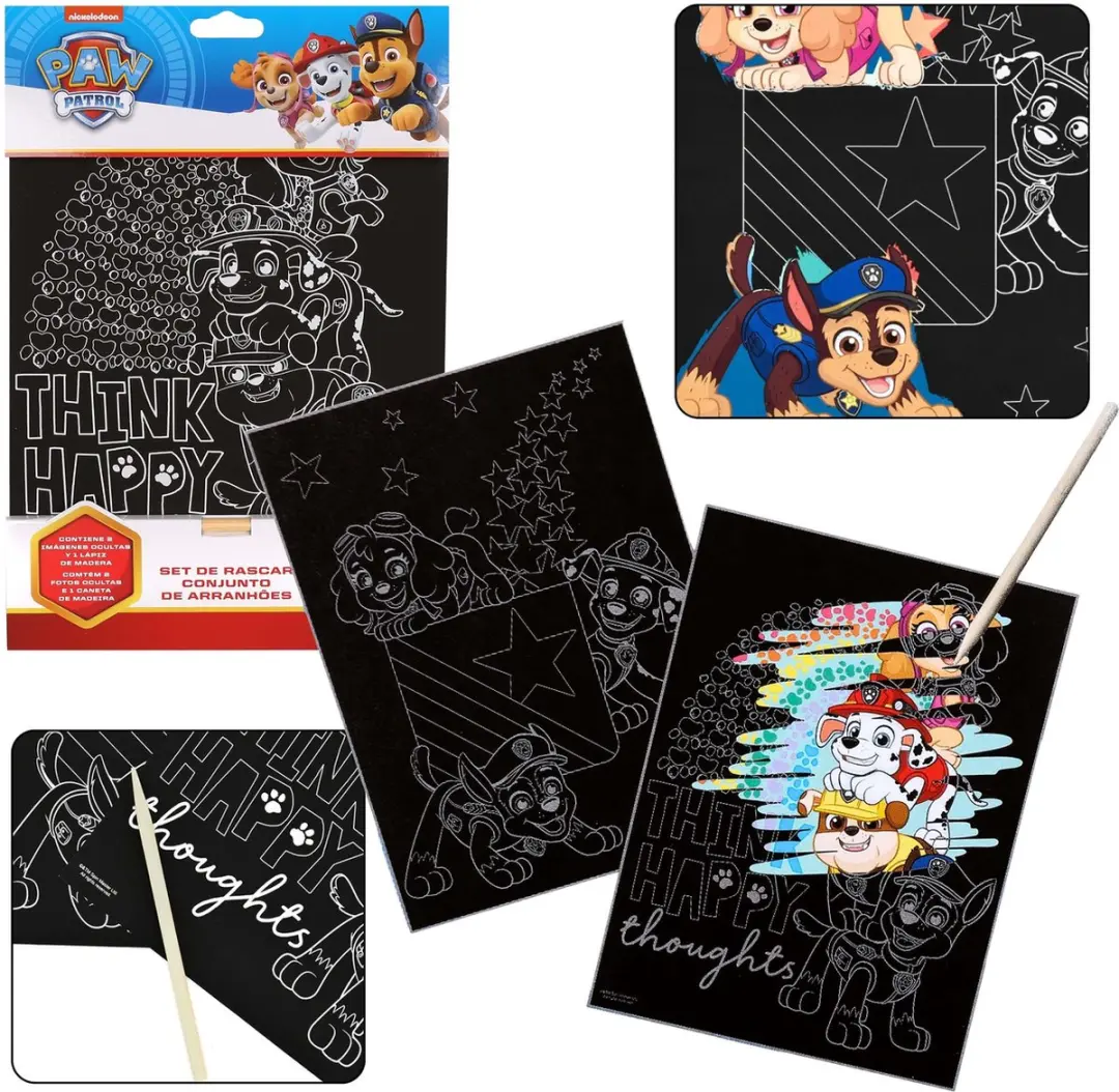 PAW Patrol Creatieve Krasplaat Set