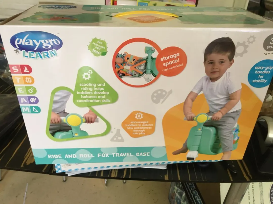 Playgro Ride and Roll Fox Reisbox