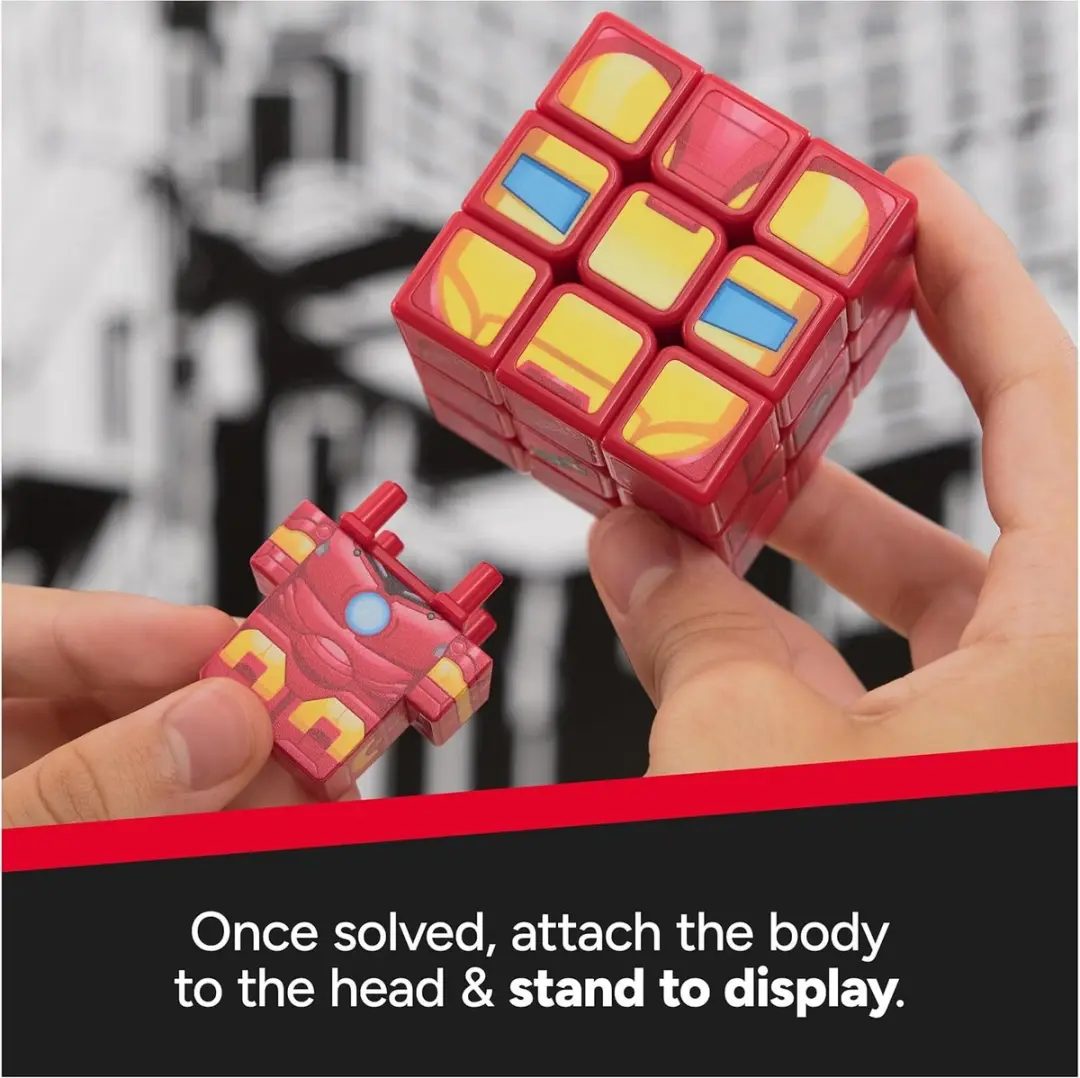 Spin Master Rubik’s Cubers Iron Man 3x3 - Marvel - 2 Spelers