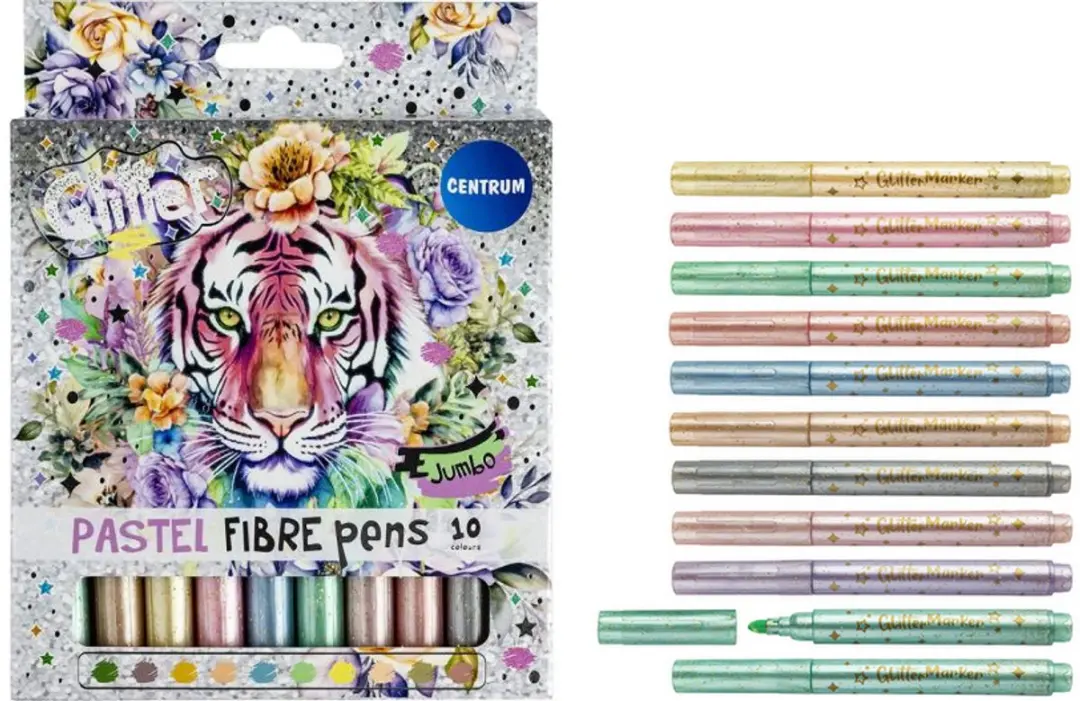 Centrum Viltstiften Pastel Glitter