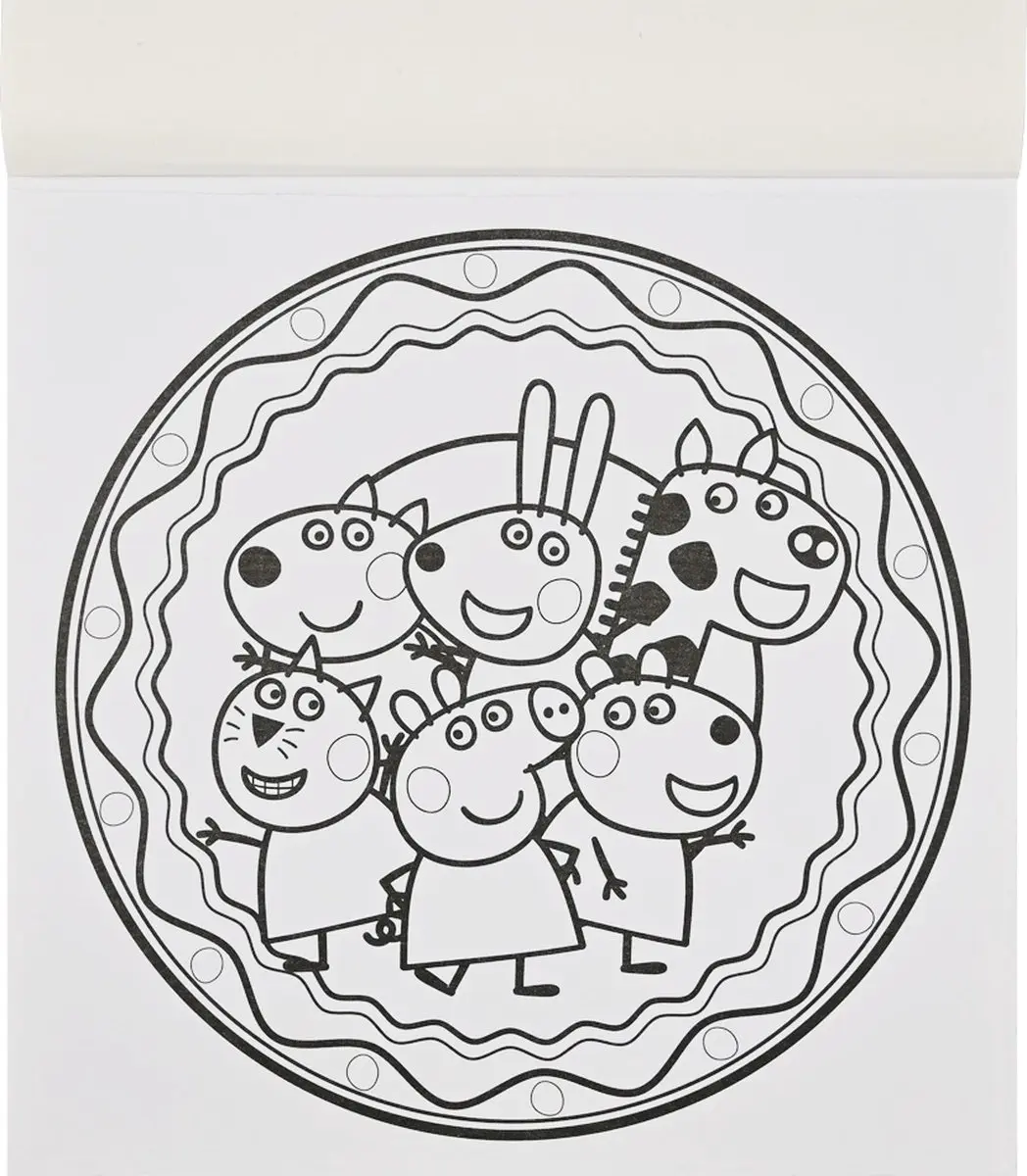 Peppa Pig Mandala Kleurboek - 48 Prachtige Kleurplaten