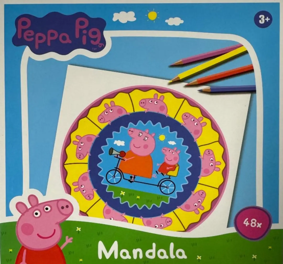 Peppa Pig Mandala Kleurboek