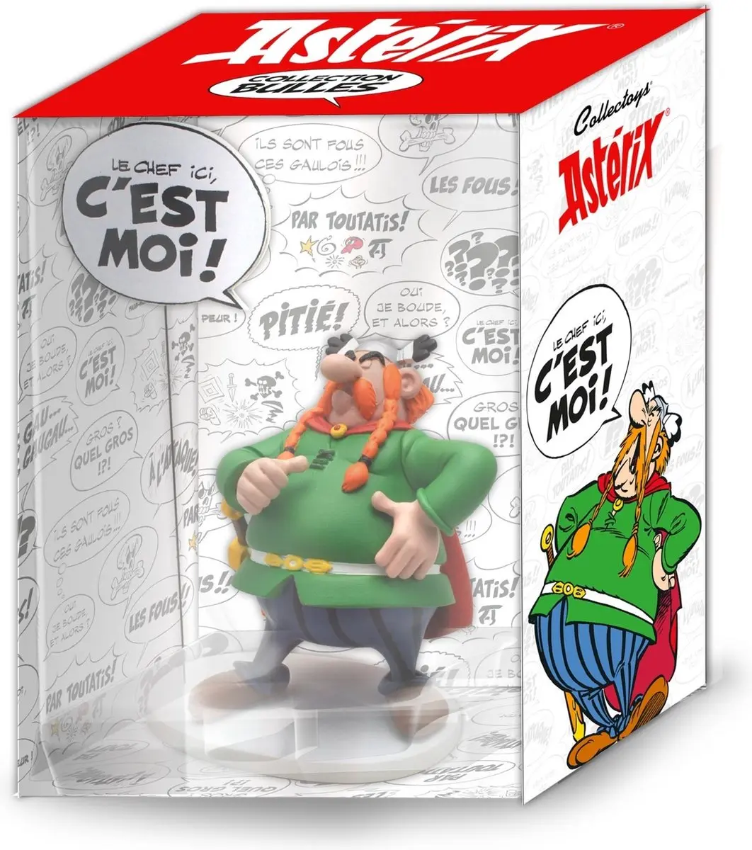 Plastoy Asterix & Obelix Vitalstatistix Kunsthars Beeldje 18cm - Multi
