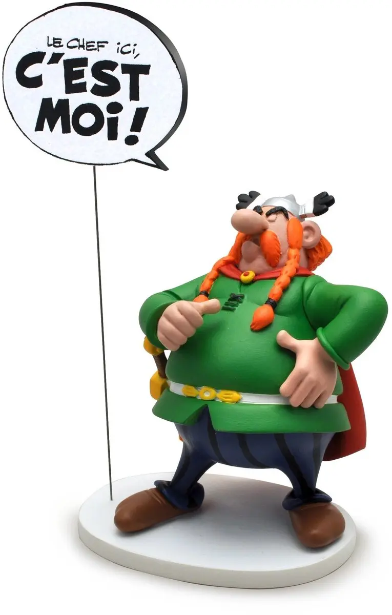 Plastoy Asterix & Obelix Vitalstatistix Kunsthars Beeldje 18cm