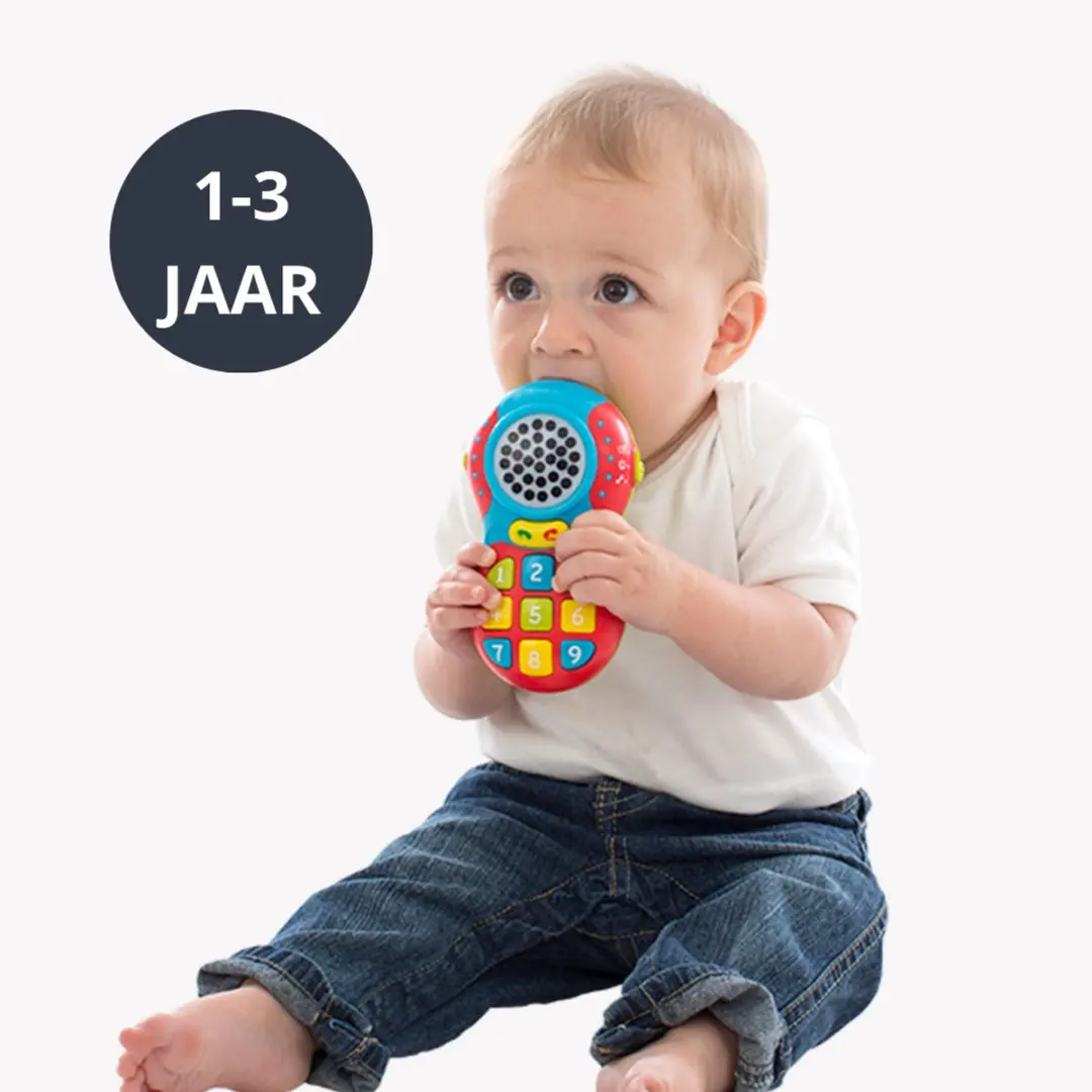 Playgro Speelgoedtelefoon 9 Geluiden Lights - 3x AAA - MPN 6384018