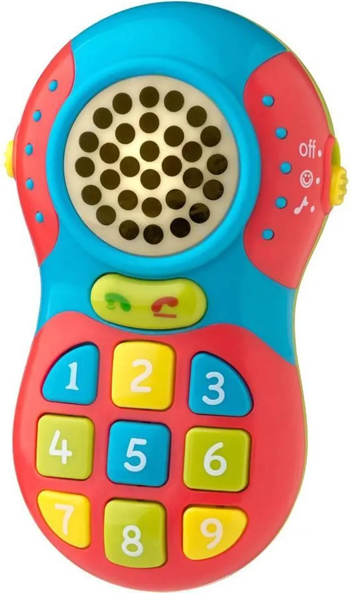Playgro Speelgoedtelefoon 9 Geluiden Lights - 3x AAA - MPN 6384018