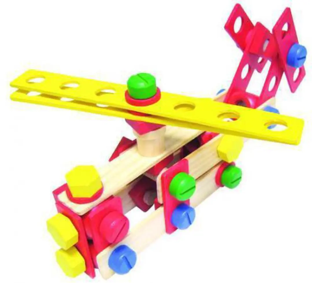 Vilac Houten Bouwset 106-delig - Multi
