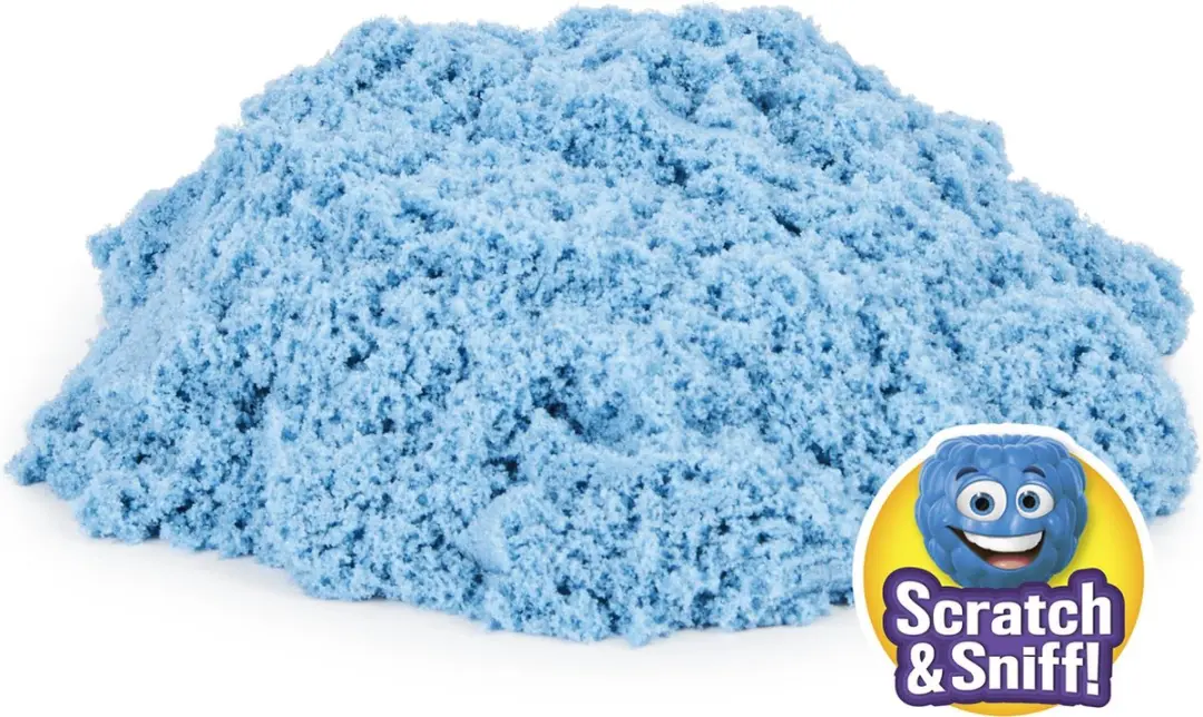 Spin Master Kinetic Sand Geurend Frambozenfeestje 227g - Blauw