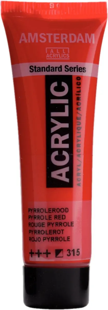 Royal Talens Amsterdam Acrylverf Pyrrole Rood 20ml