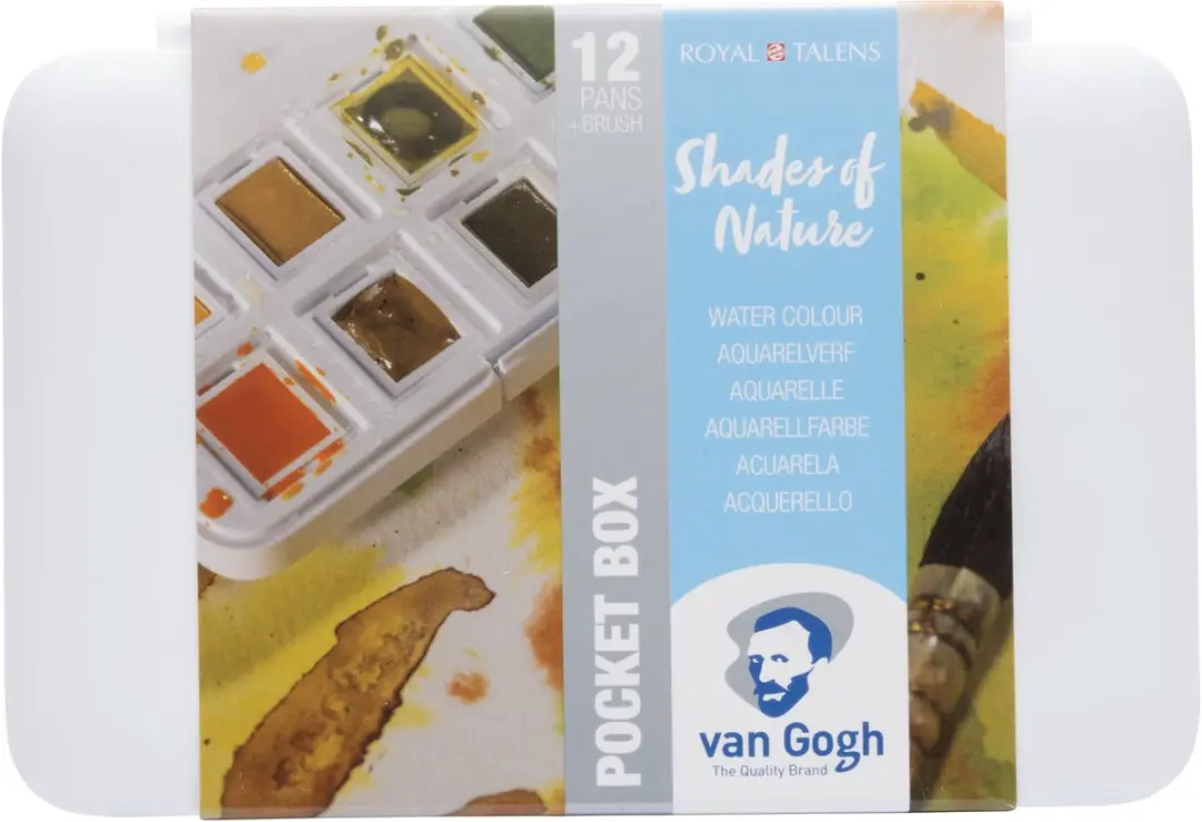 Van Gogh Aquarelverf Pocket Box - 12 Kleuren 12ml