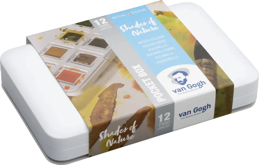Van Gogh Aquarelverf Pocket Box - 12 Kleuren 12ml