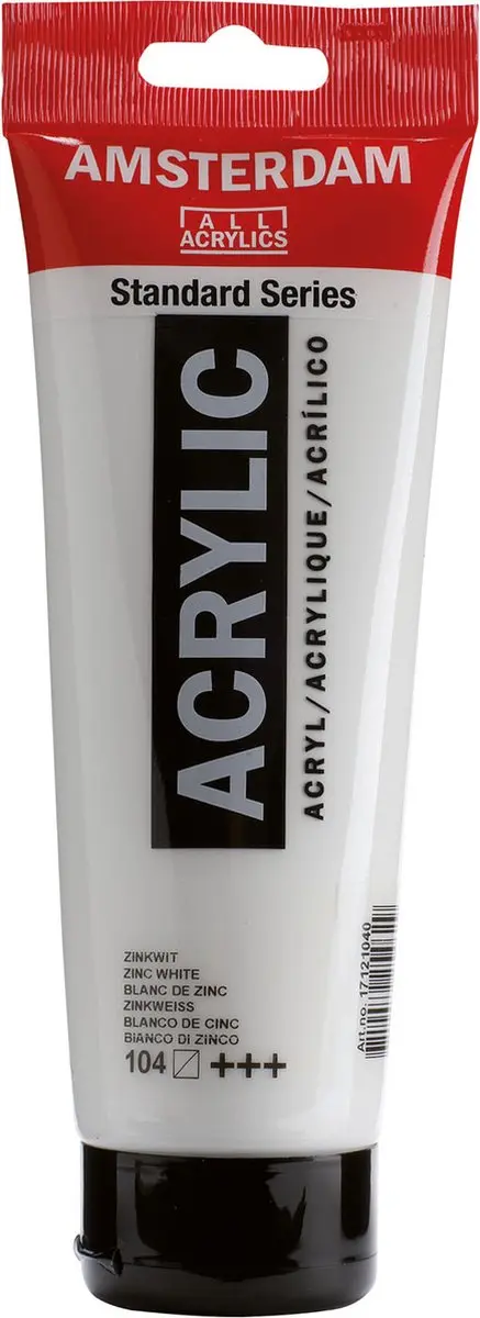 Amsterdam Acrylverf Zinkwit 250ml