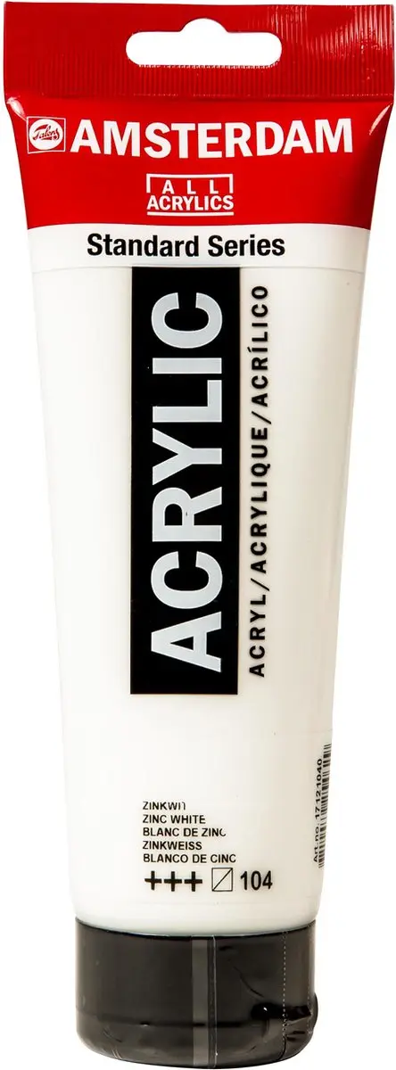 Amsterdam Acrylverf Zinkwit 250ml