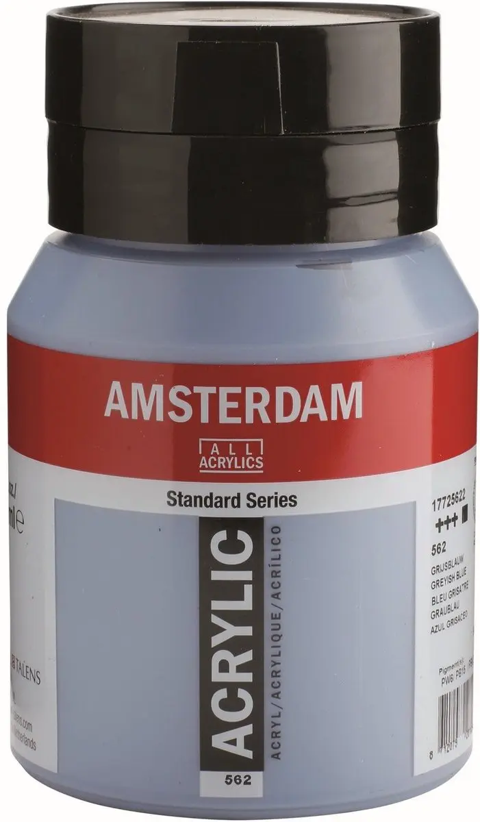 Amsterdam Standard Acrylverf 500ml - Grijsblauw