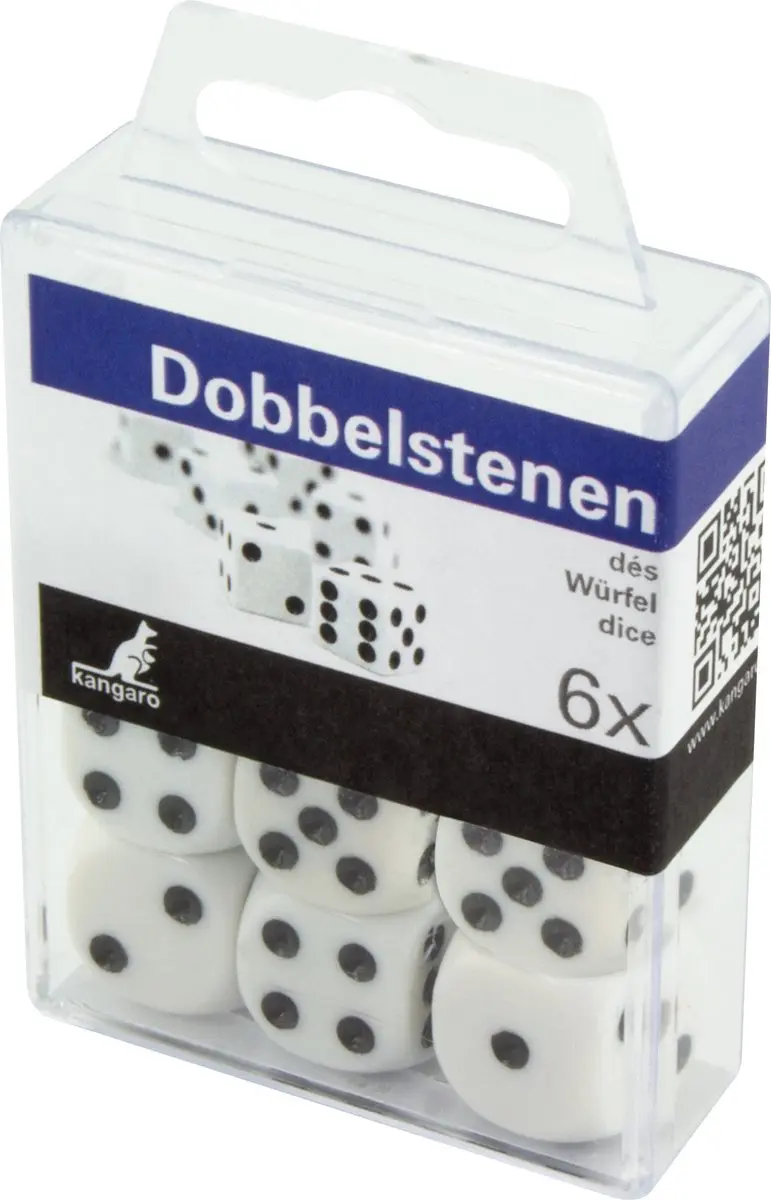 Kangaro Dobbelstenen Set 6 Stuks