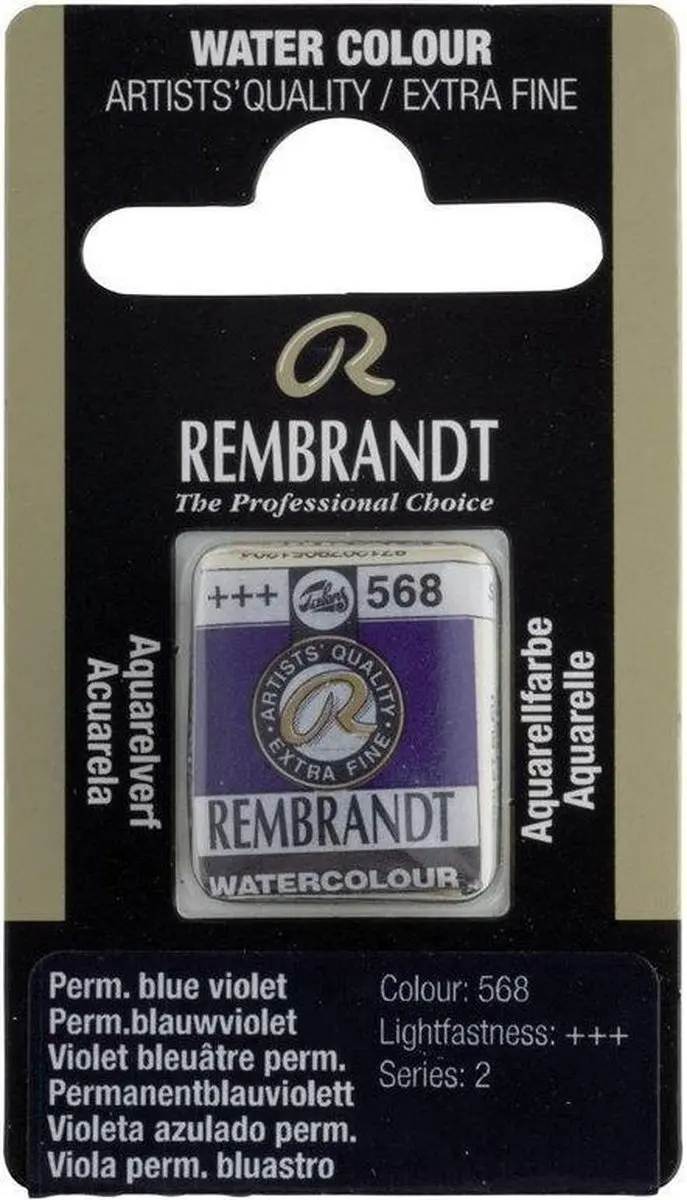 Rembrandt Waterverf Napje Permanent Blue Violet 10g
