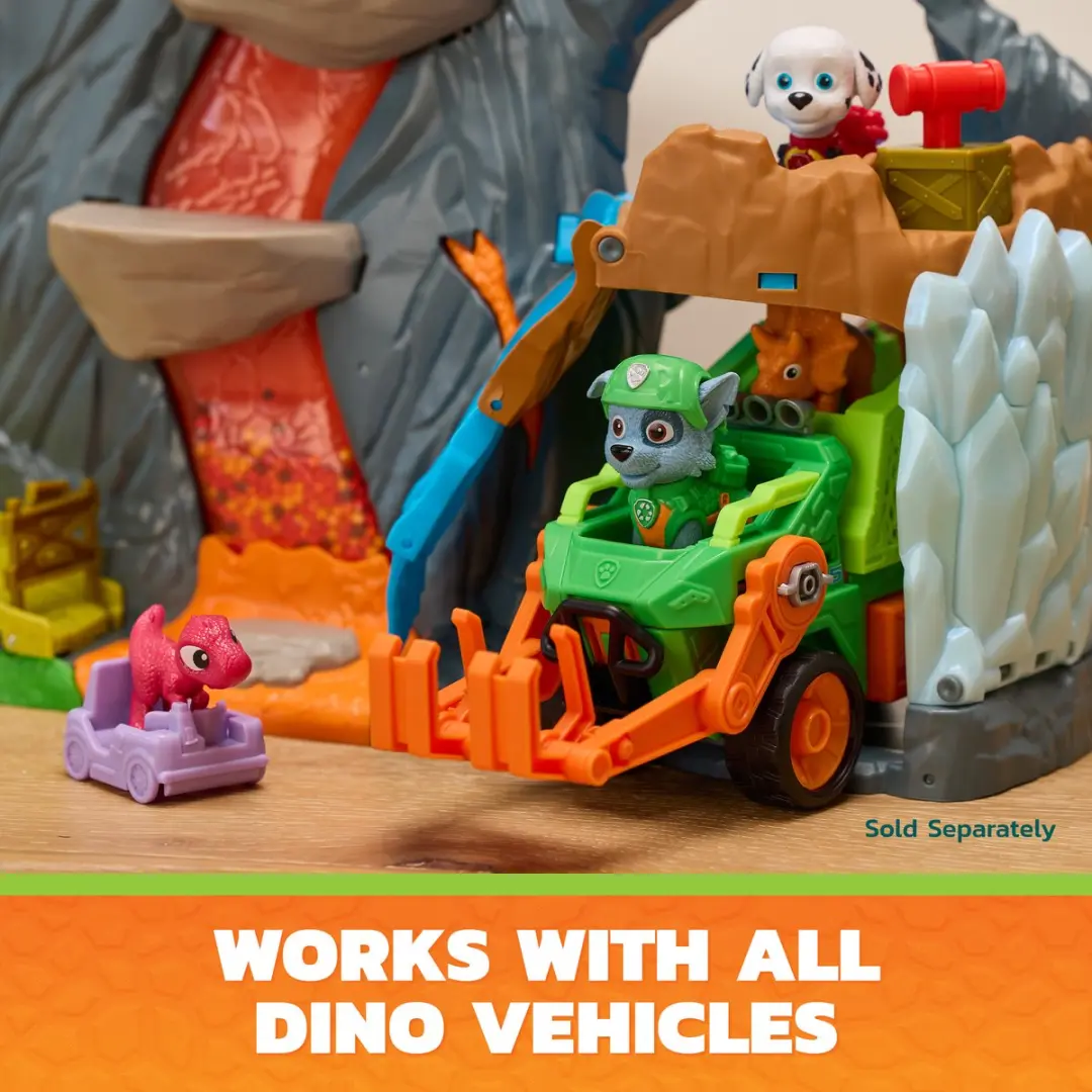 PAW Patrol Dino Film Super Lava Blast Volcano - Marshall & Rhubarb - Multicolor - afbeelding 6 van 6