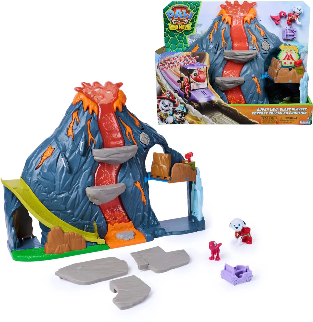 PAW Patrol Dino Film Super Lava Blast Volcano