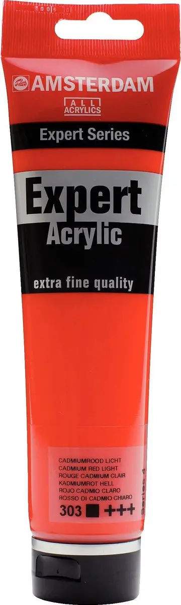 Amsterdam Expert Acrylverf 303 Cadmiumrood Licht 150ml