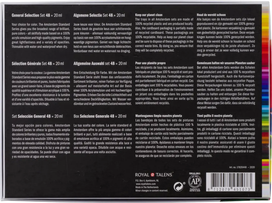 Amsterdam Standard Series Acrylverf - 48 Kleuren 20ml