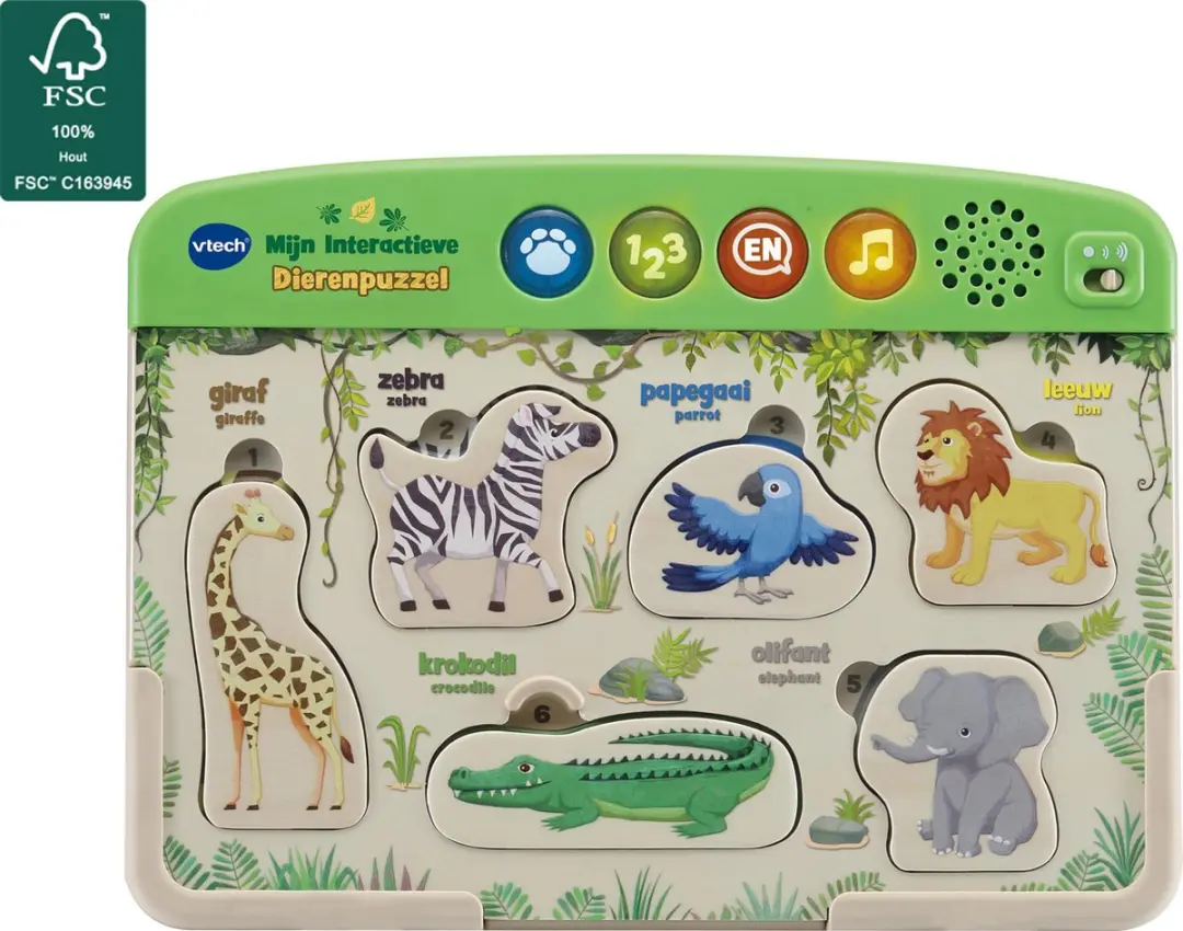 VTech Mijn Interactieve Dierenpuzzel