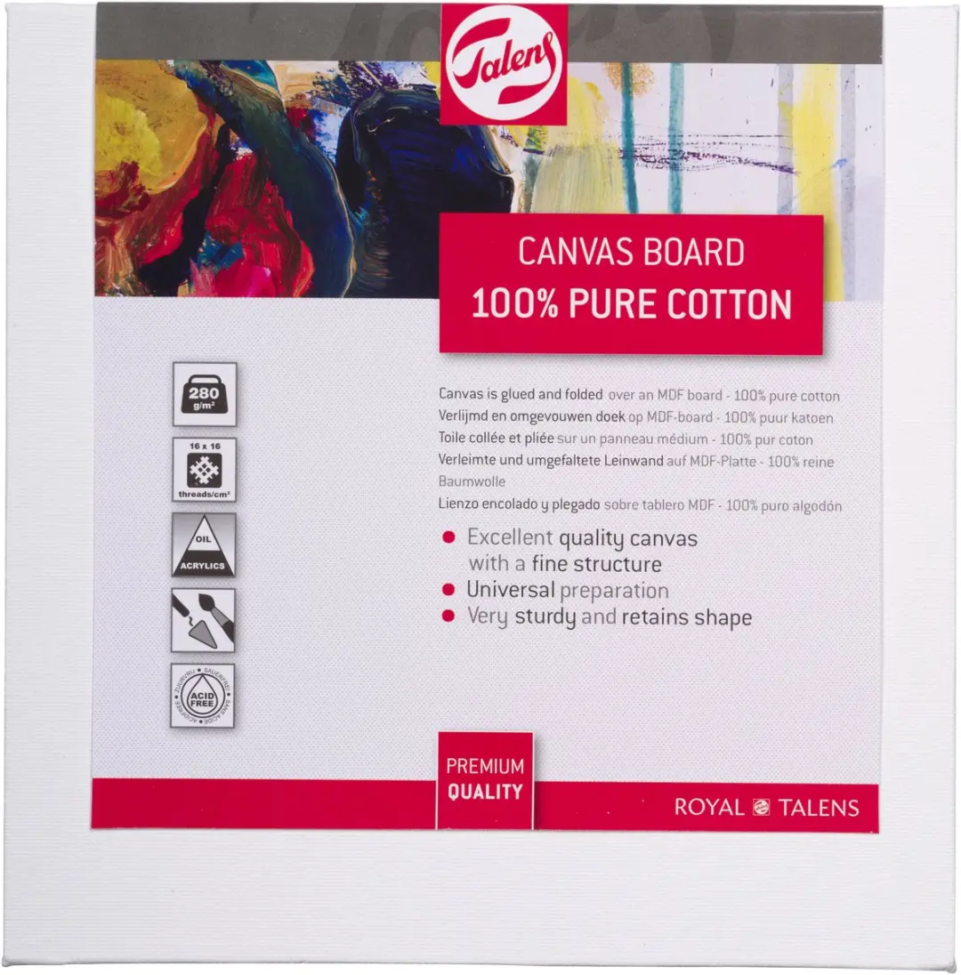 Royal Talens Canvas Board 20x20 Vitrine B