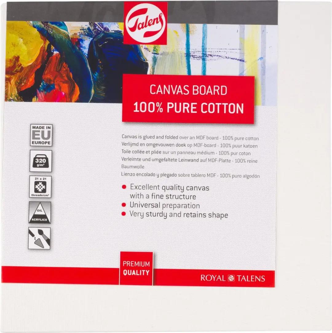 Royal Talens Canvas Board 20x20 Vitrine B