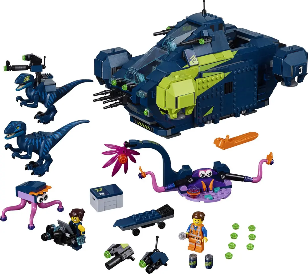 LEGO Movie 2 Rex's Verkenner 70835 - 1187 Stukken - Paars