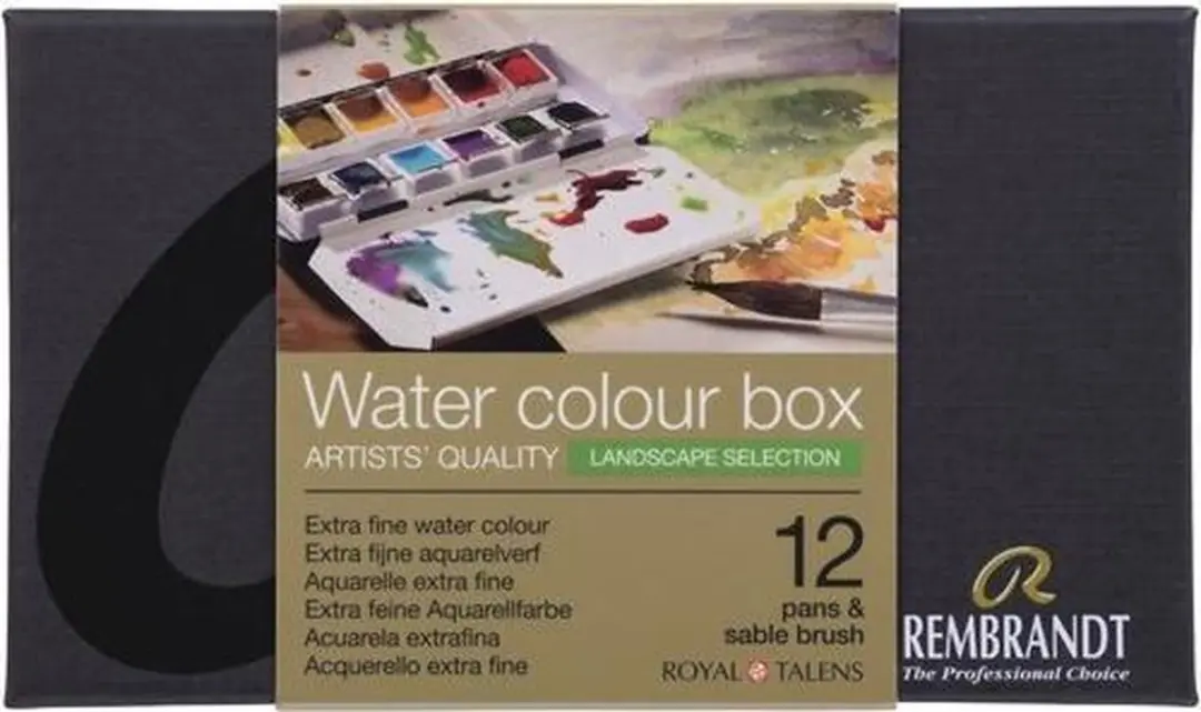 Rembrandt Waterverfdoos 12 Kleuren