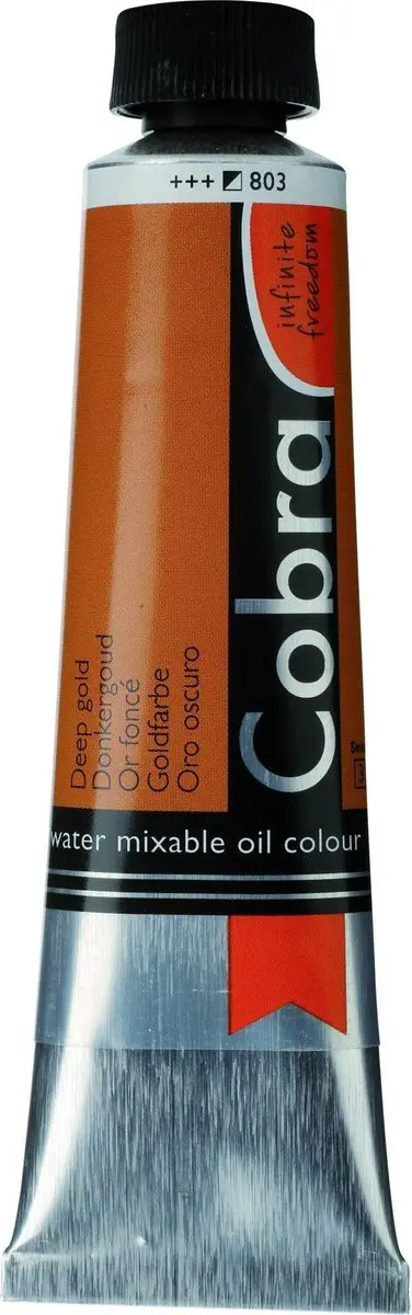 Cobra Artitst Olieverf #803 Donkergoud 40ml