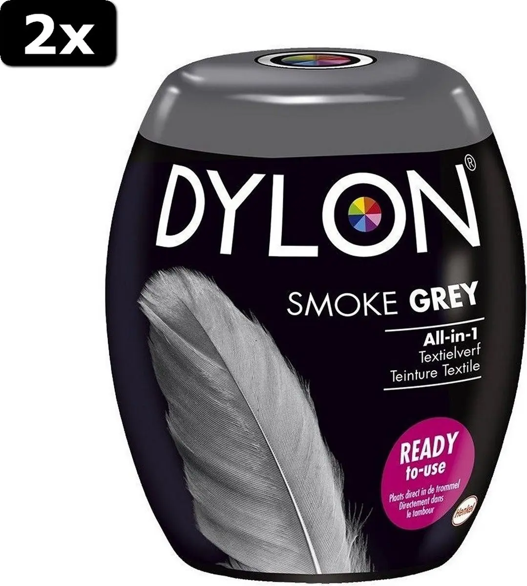Dylon Machinewas Textielverf Smoke Grey 350g