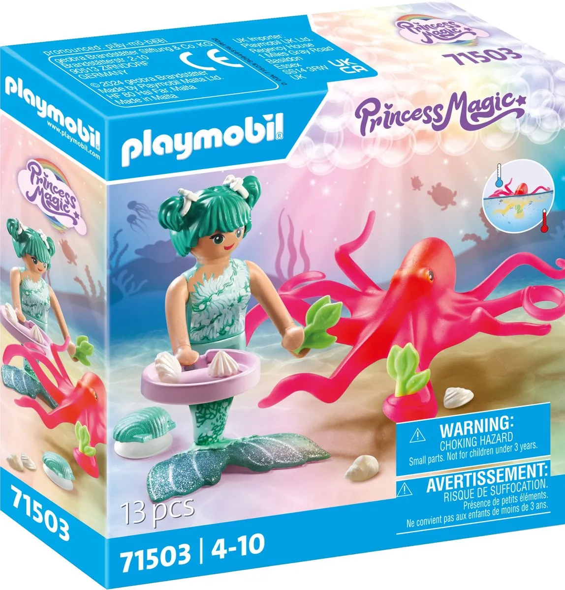 Playmobil Princess Magic Zeemeermin met Octopus